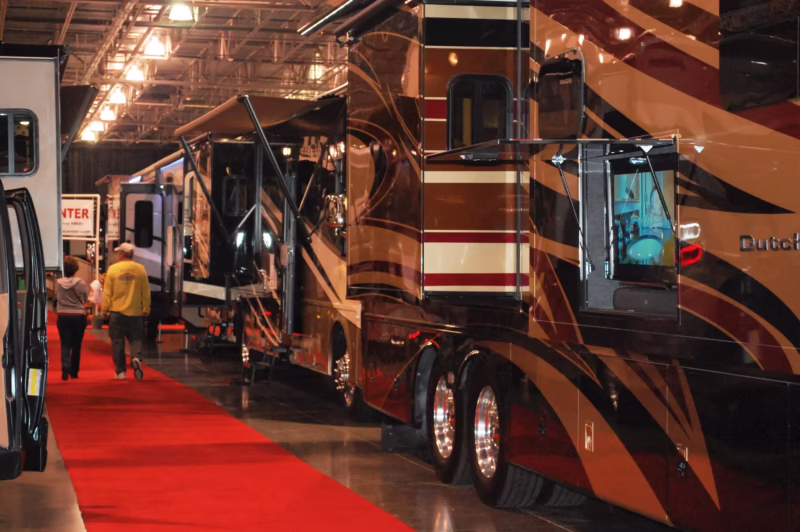Where is the Miracle Mile RV show in 2025?