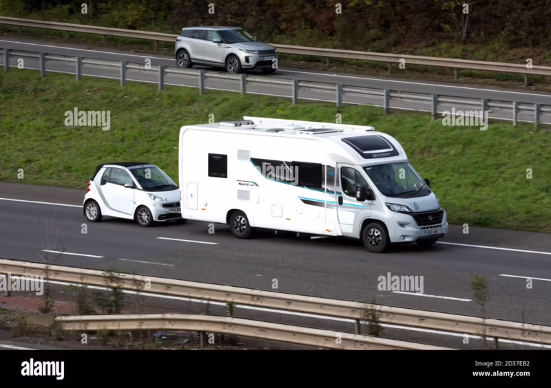 ¿Puede un RV transportar un automóvil?