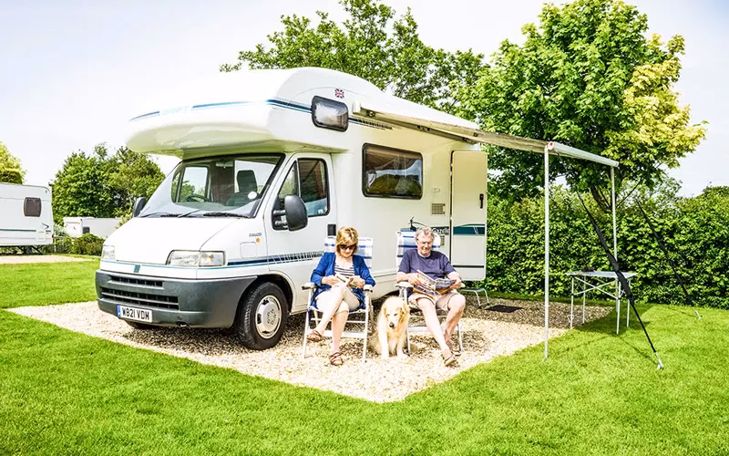 How much does it cost to pitch a motorhome?
