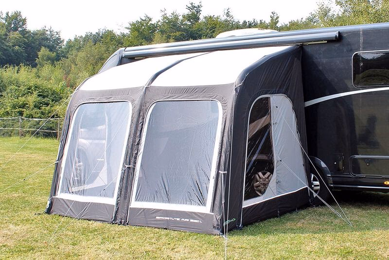 Can you put a porch awning on a motorhome?