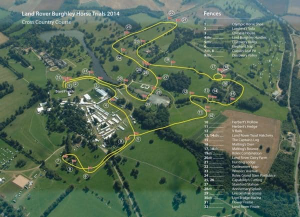 How much is a stall at Burghley Horse Trials?