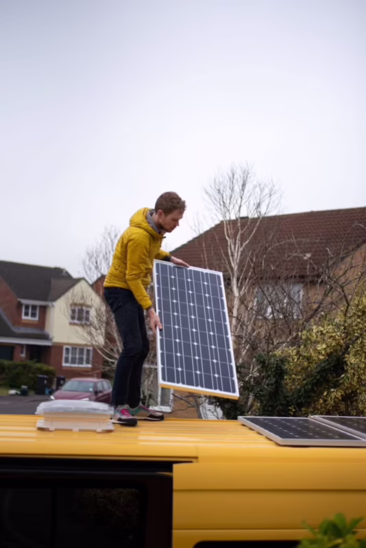 How much does it cost to install a solar panel on a motorhome?