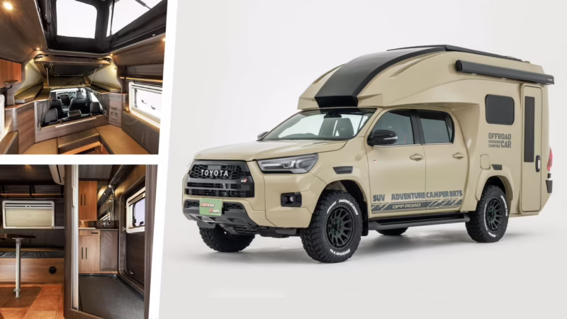 How much is the Toyota HiLux camper?