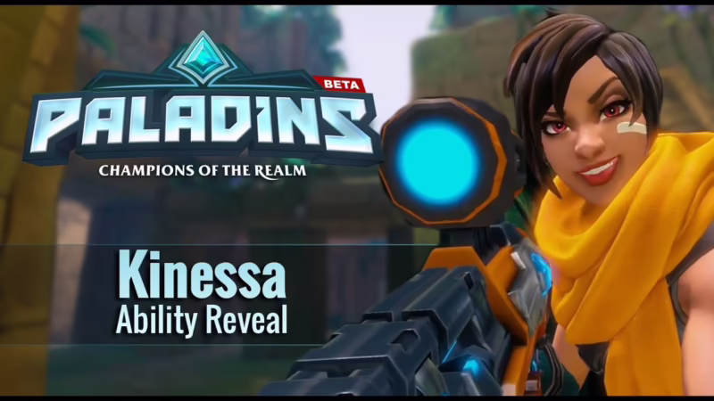 What is Kinessa's ability in Paladins?