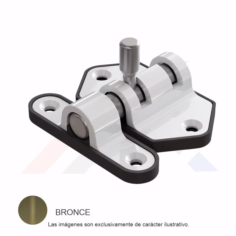 ¿Pasador con qué se asegura una puerta?