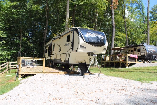 Can you stay on a campsite all year round?