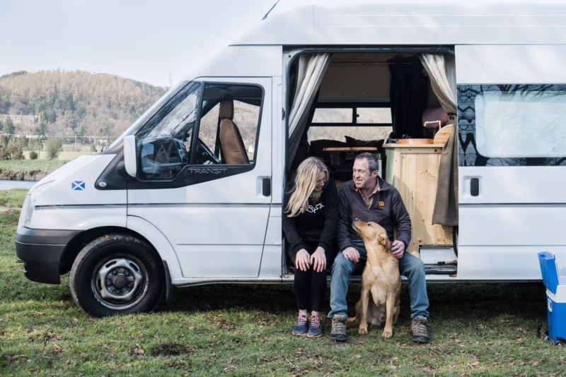 Can you take dogs in camper vans?
