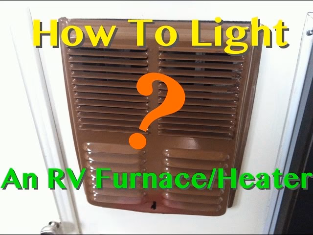 How does the furnace work in my camper?