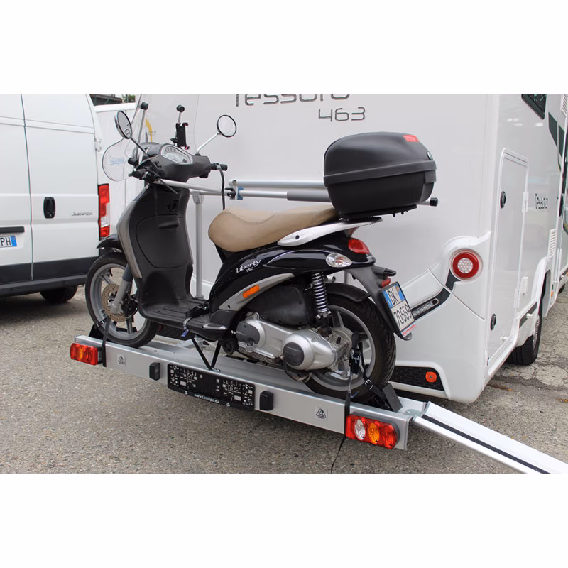 Portamoto per camper va omologato?