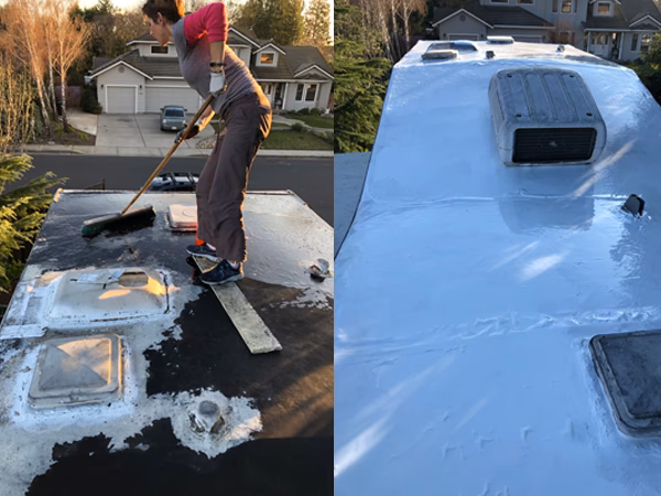 Can I reseal my own RV roof?