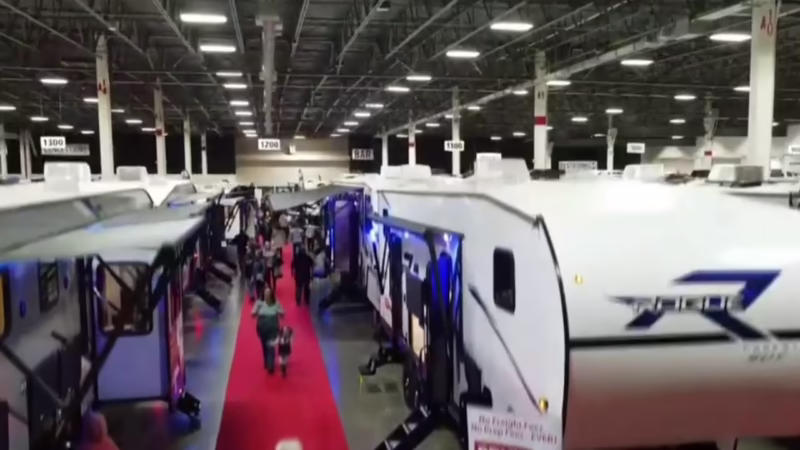 What is the largest RV show in Michigan?