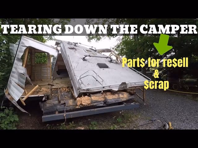 Can you sell a camper for scrap?