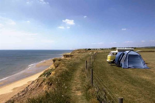 What is the closest campground to Cape May beach?