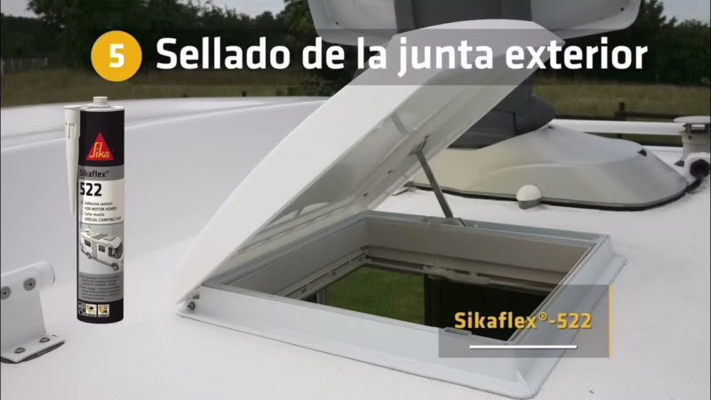 ¿Cuál es el mejor sellador para sellar tragaluces?