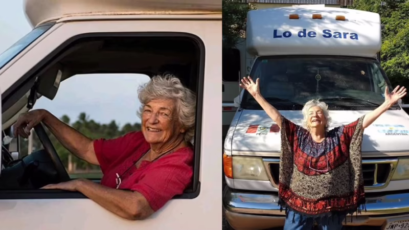 ¿Quién es la señora que vive en una camioneta?