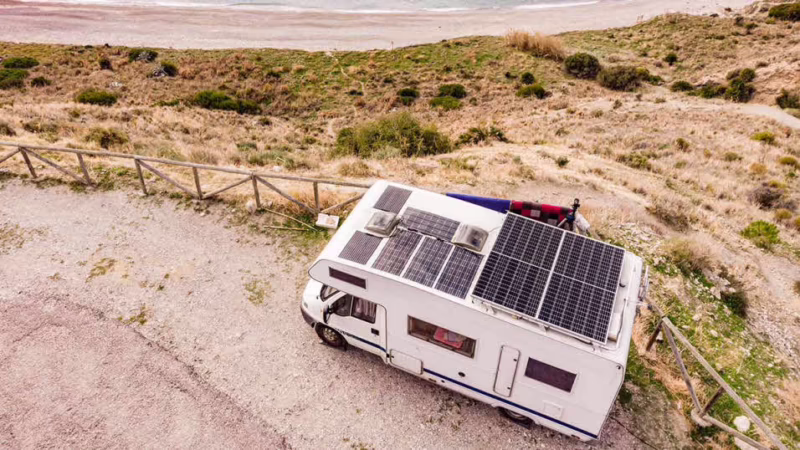 What size solar panel do I need for a motorhome?