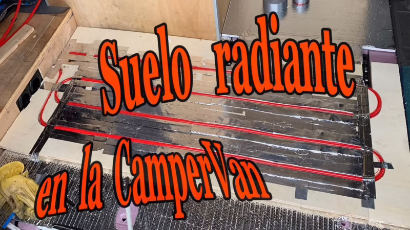 ¿Se puede instalar calefacción por suelo radiante en una autocaravana?
