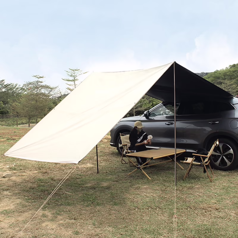 Can you use a tarp as an awning?