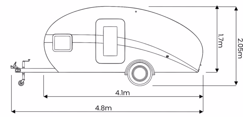 Will a teardrop camper fit in a garage?