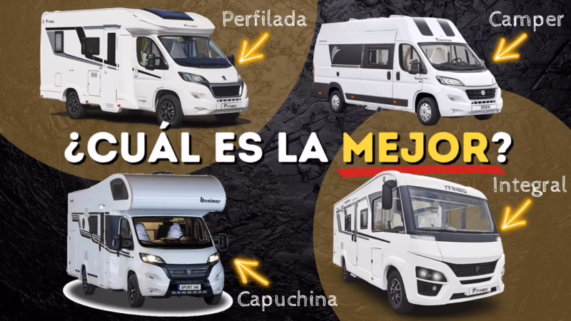 ¿Qué diferencia hay entre una autocaravana perfilada y una integral?