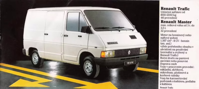 ¿Cuál es la velocidad máxima del Renault Trafic 1.4 MT 48 CV?