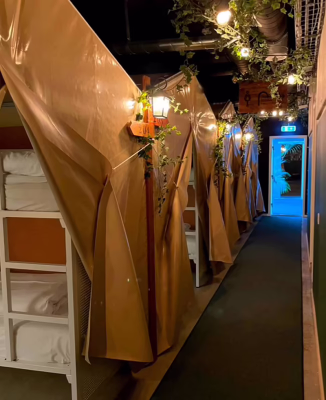 What is the meaning of urban camping?