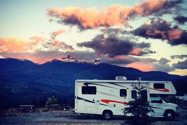 Can you park an RV in Whistler?