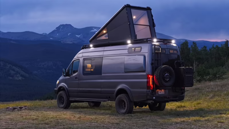 How much is a top of the range camper van?