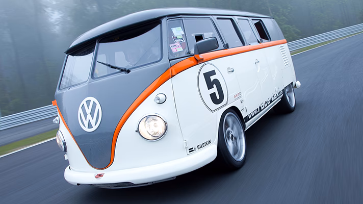 What is the speed limit for a VW campervan?
