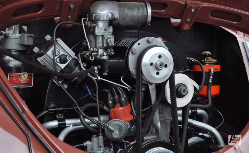 How much horsepower does a 2332cc engine have?