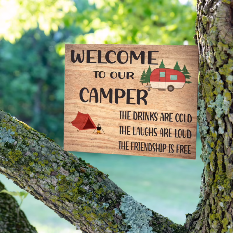 What are some creative welcome sign ideas?