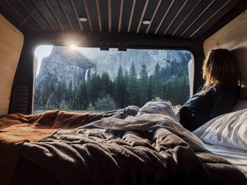 Where can I park my RV at Yosemite for free?